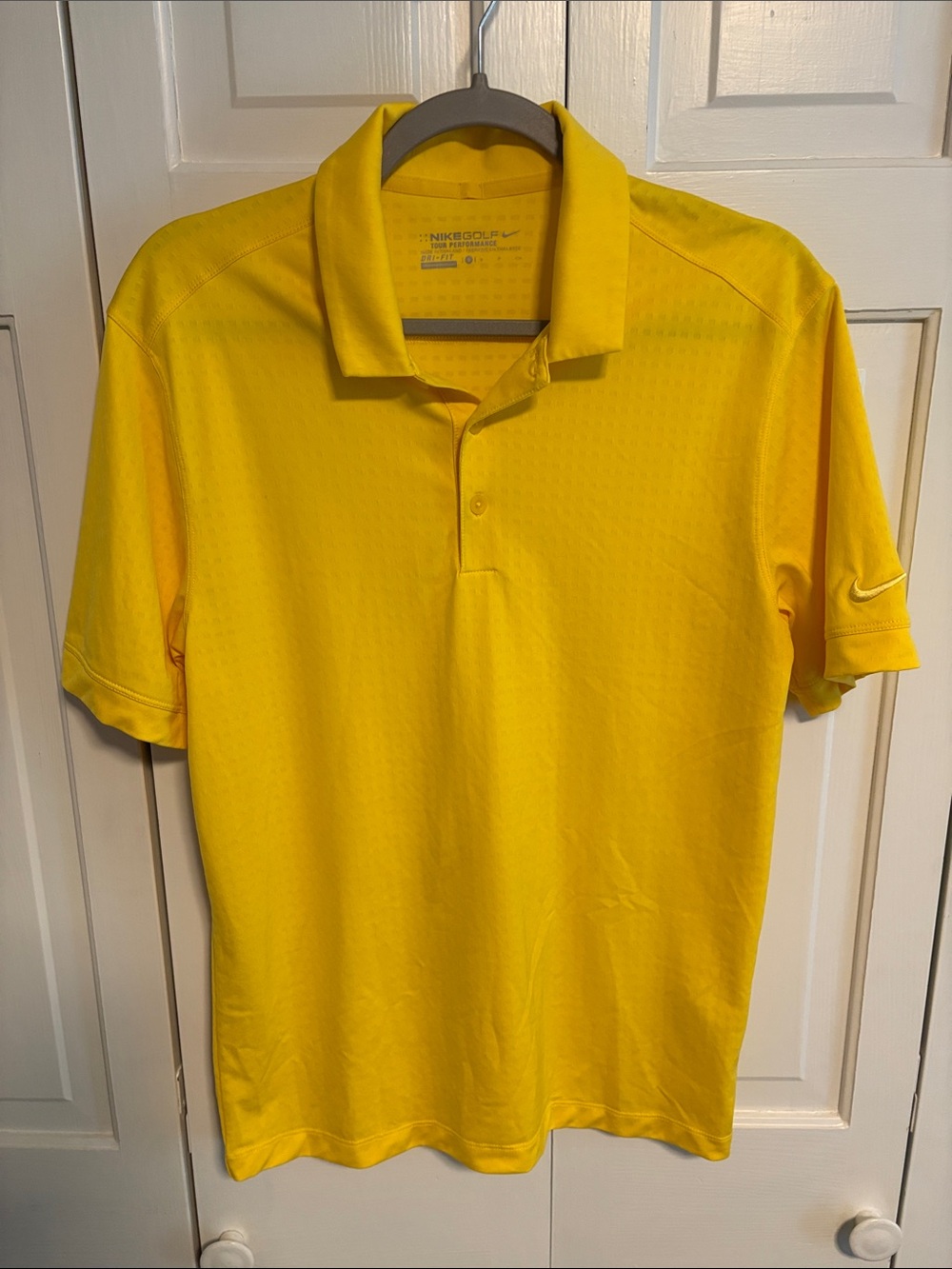 Nike Men’s Bright Yellow Golf Polo
